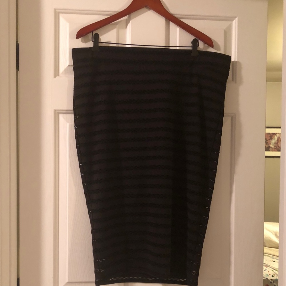 black pencil skirt from TORRID.